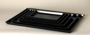 Japanese Plastic Tray, 15.5" x 11.5" x .75" *out o